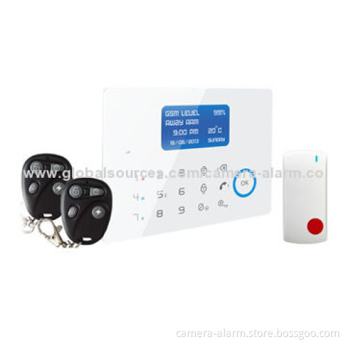2014 wireless home GSM alarm system with OEM service and CE certificate